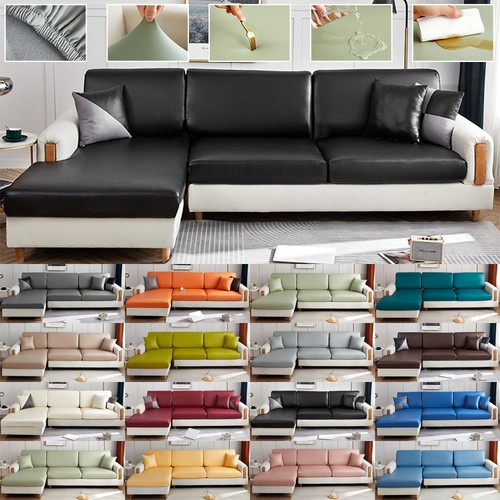 Leather sofa seat cover - leather,
