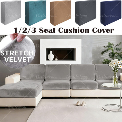 Velvet stretch sofa seat - velvet,