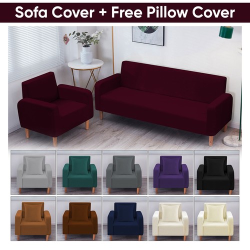Velvet elastic stretch - velvet, sofa