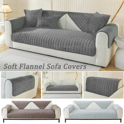 Non slip flannel sofa seat - non-slip,