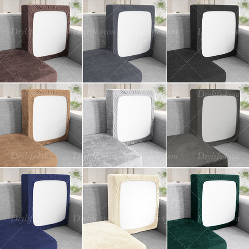 Stretch velvet sofa seat - stretch,