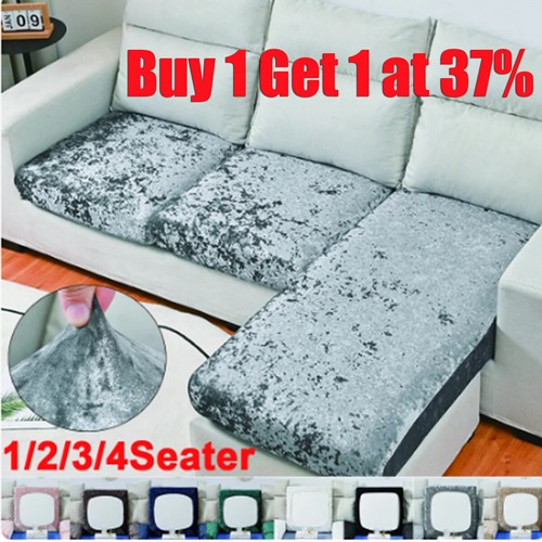 Crushed velvet sofa - crushed,